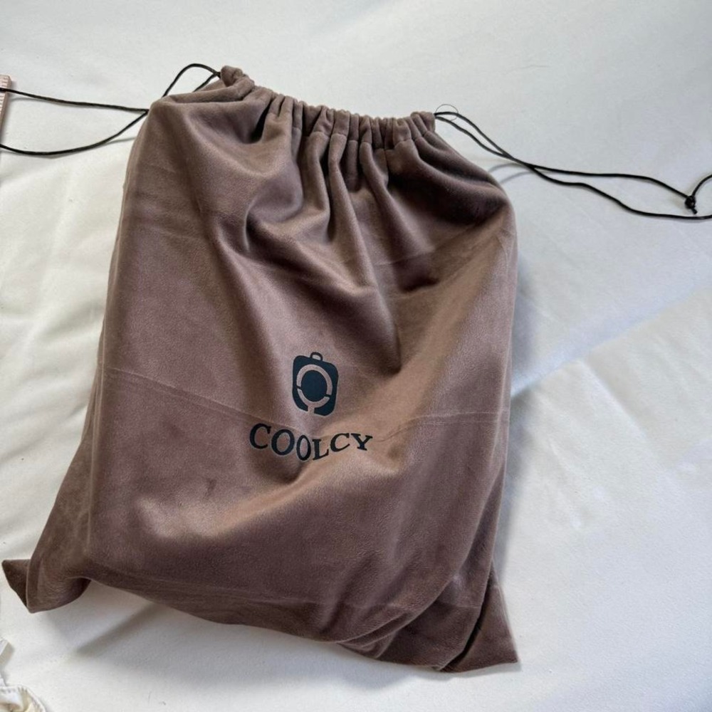 coolcy black genuine leather  cylinder bag - Picture 6 of 6
